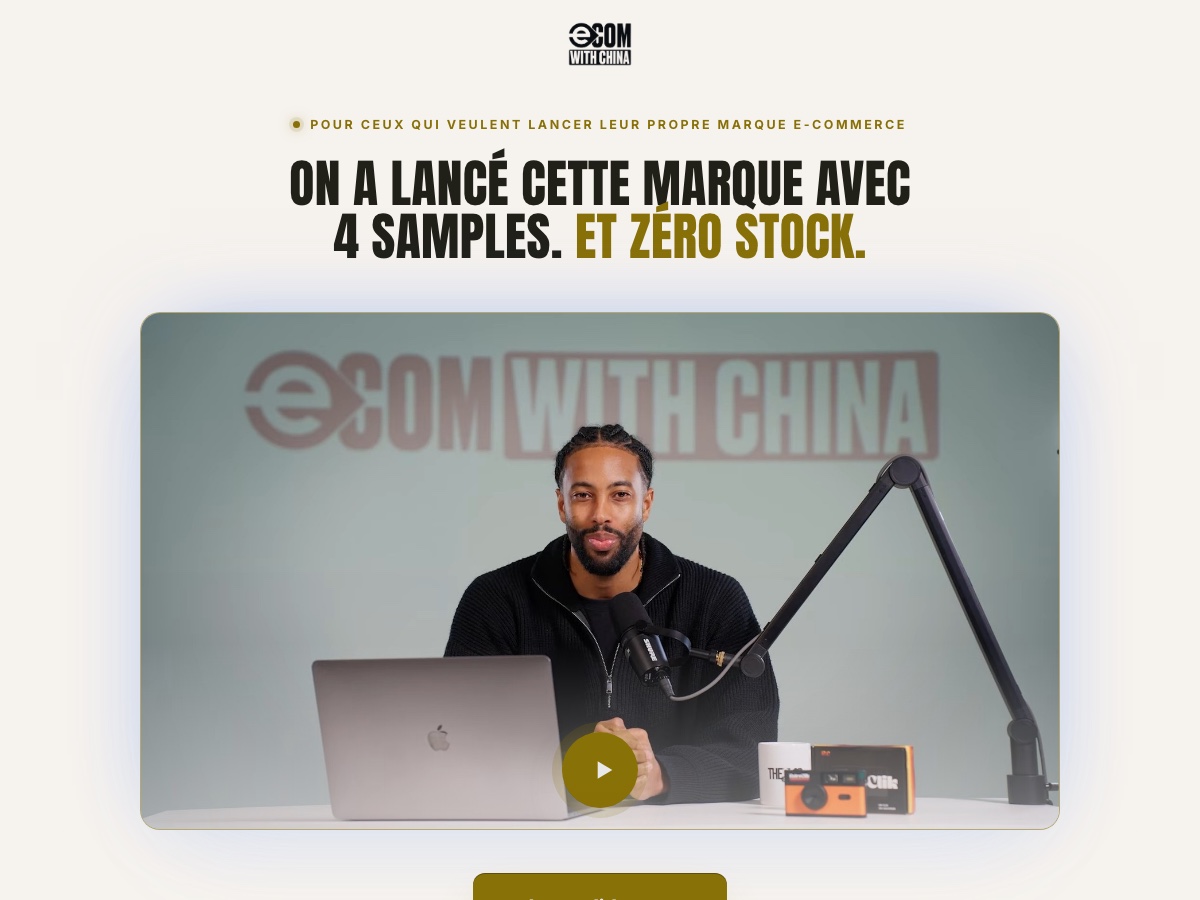 Aperçu de la page de la VSL